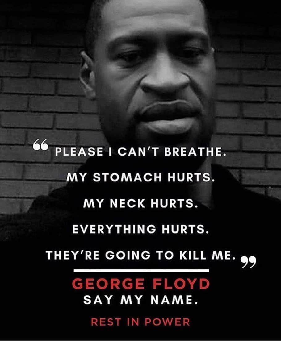 ロビン・ロード・テイラーのインスタグラム：「#JusticeForFloyd」