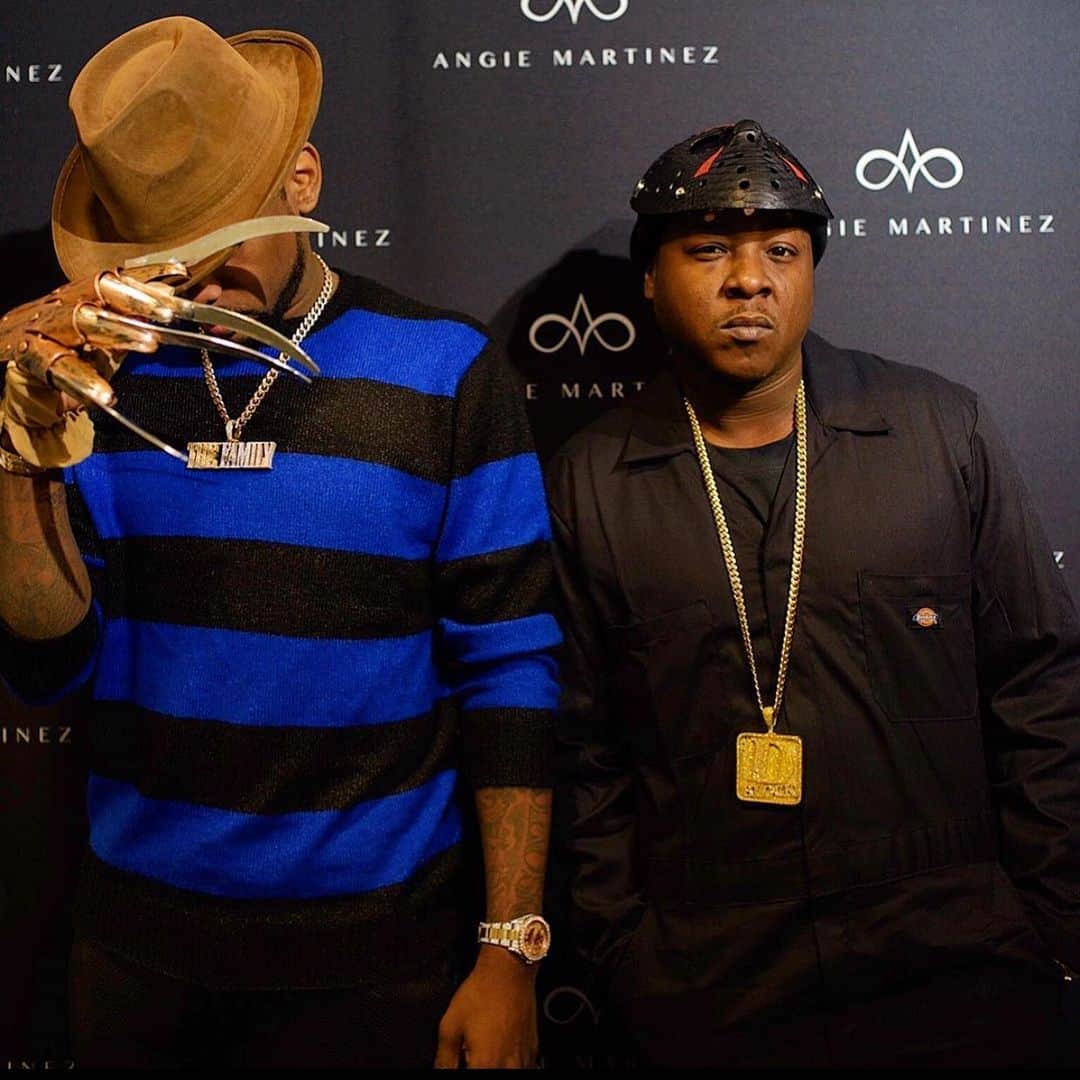 ファボラスのインスタグラム：「Happy Birthday to my brother @jadakiss aka KISS aka J To Da Muah aka Raspy aka Jason ‼️ More Life & More Blessings 💯  Celebrate Life 🎈」