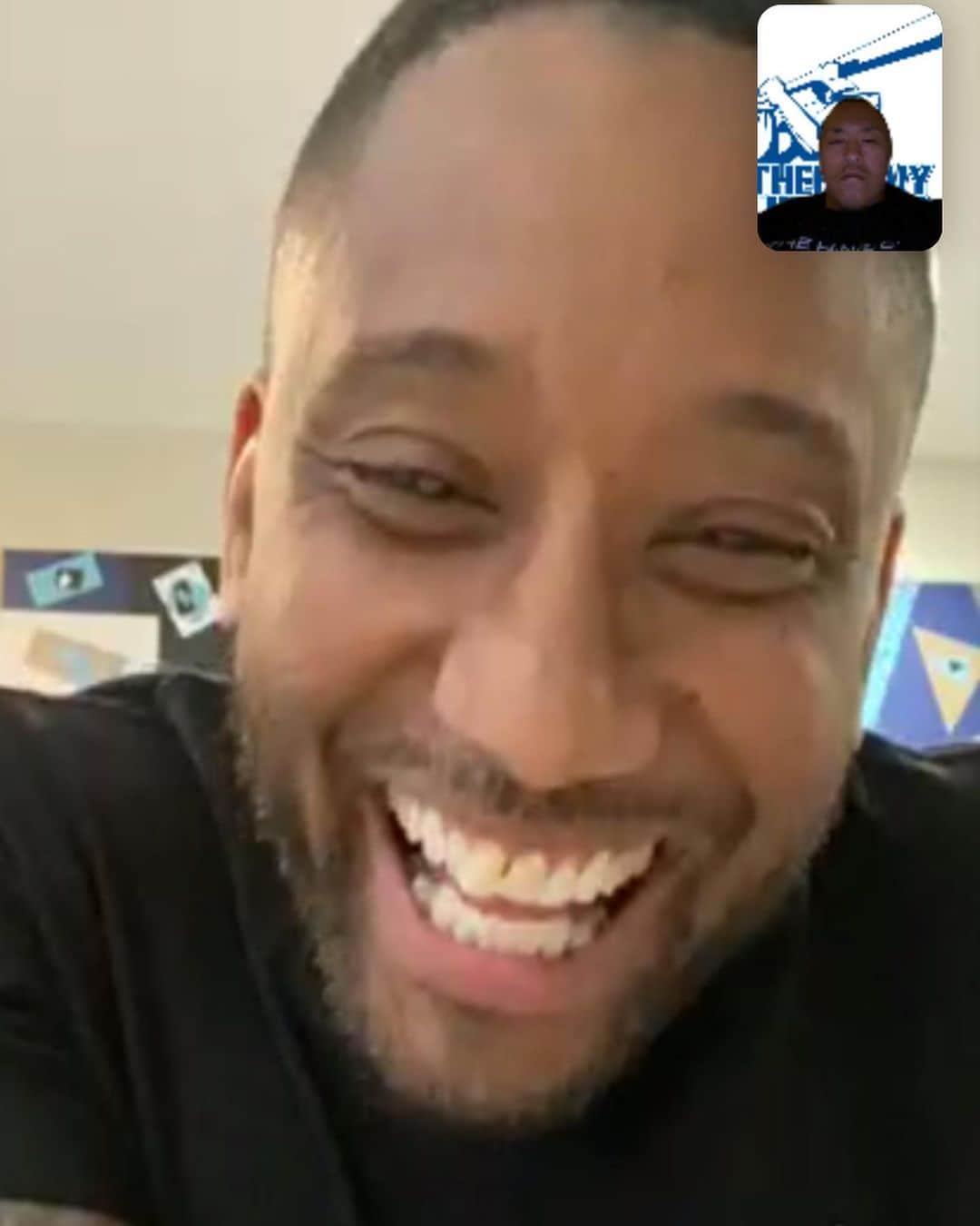 のインスタグラム：「Long time no see Maino ! It’s been a while.  本物のギャングスタはいい笑顔　 #heavyhitterdjs #maino」