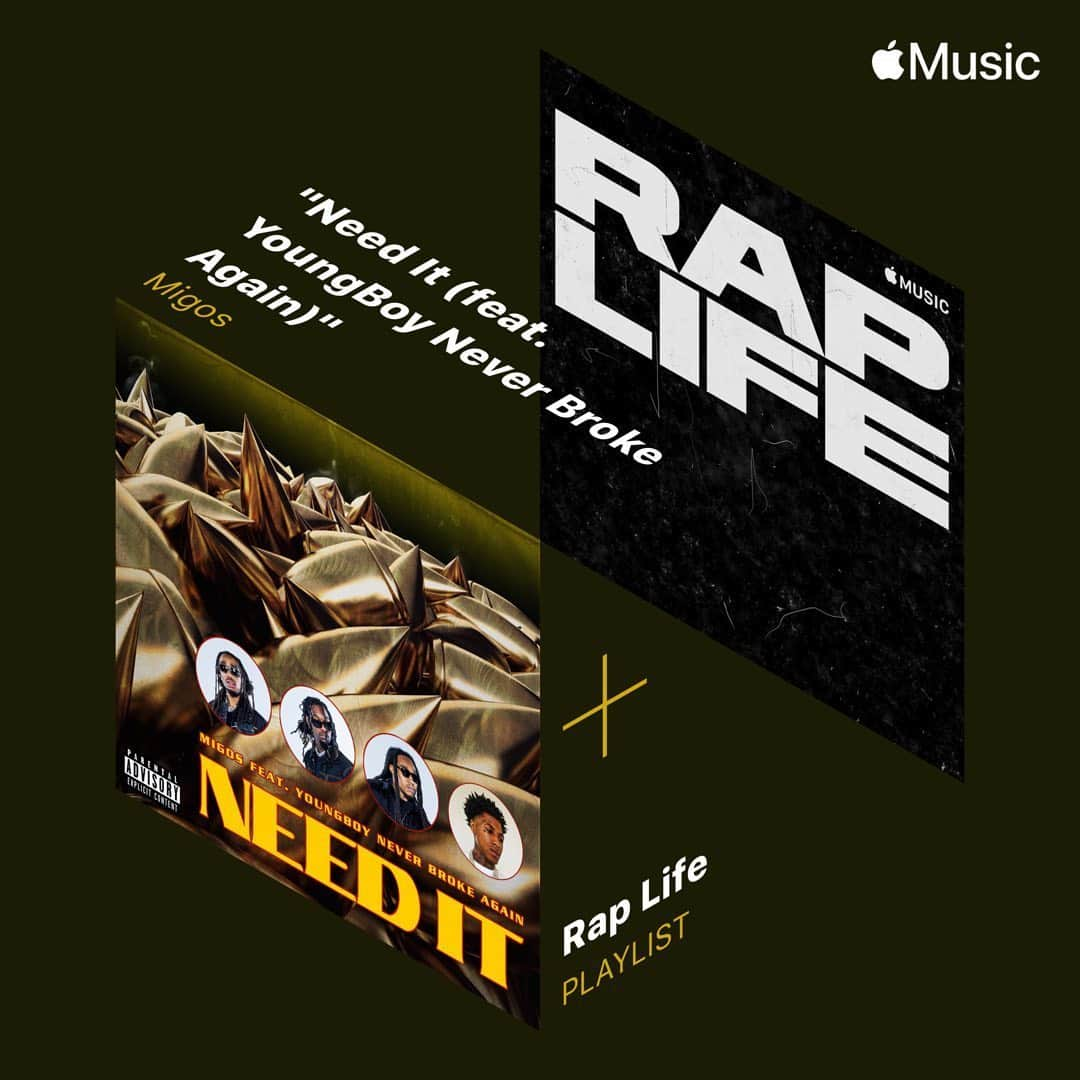 Migosさんのインスタグラム写真 - (MigosInstagram)「Need It Now Playing On @applemusic #RapLife Playlist! Link In Story !」5月28日 4時36分 - migos