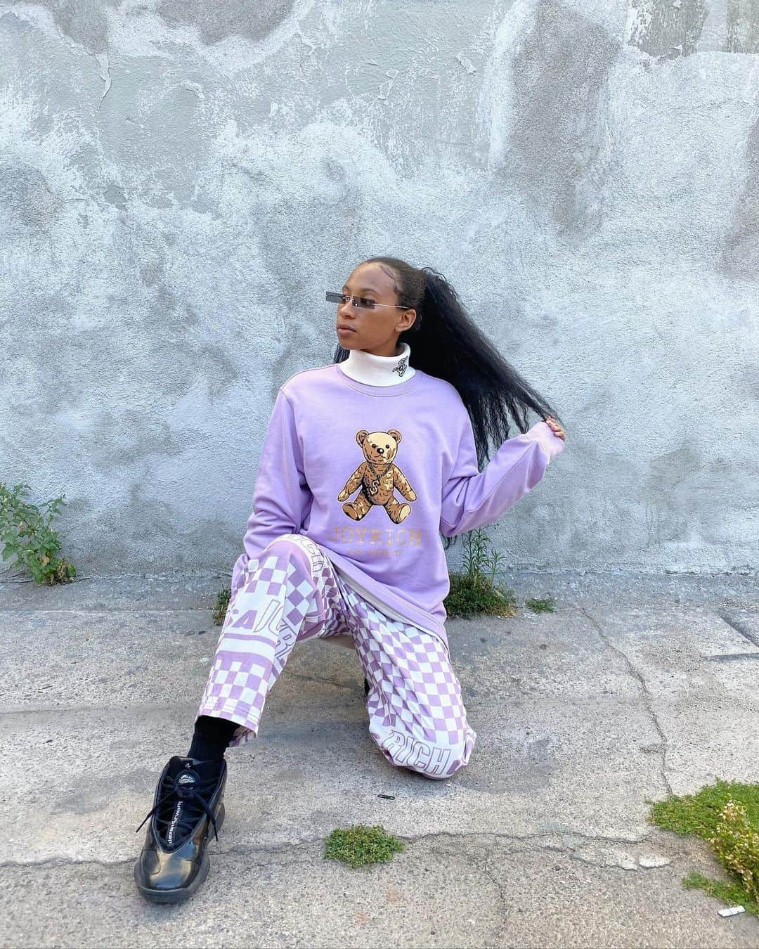 ジョイリッチさんのインスタグラム写真 - (ジョイリッチInstagram)「Joyrich matching lavender outfit 💜」5月28日 5時05分 - joyrichla