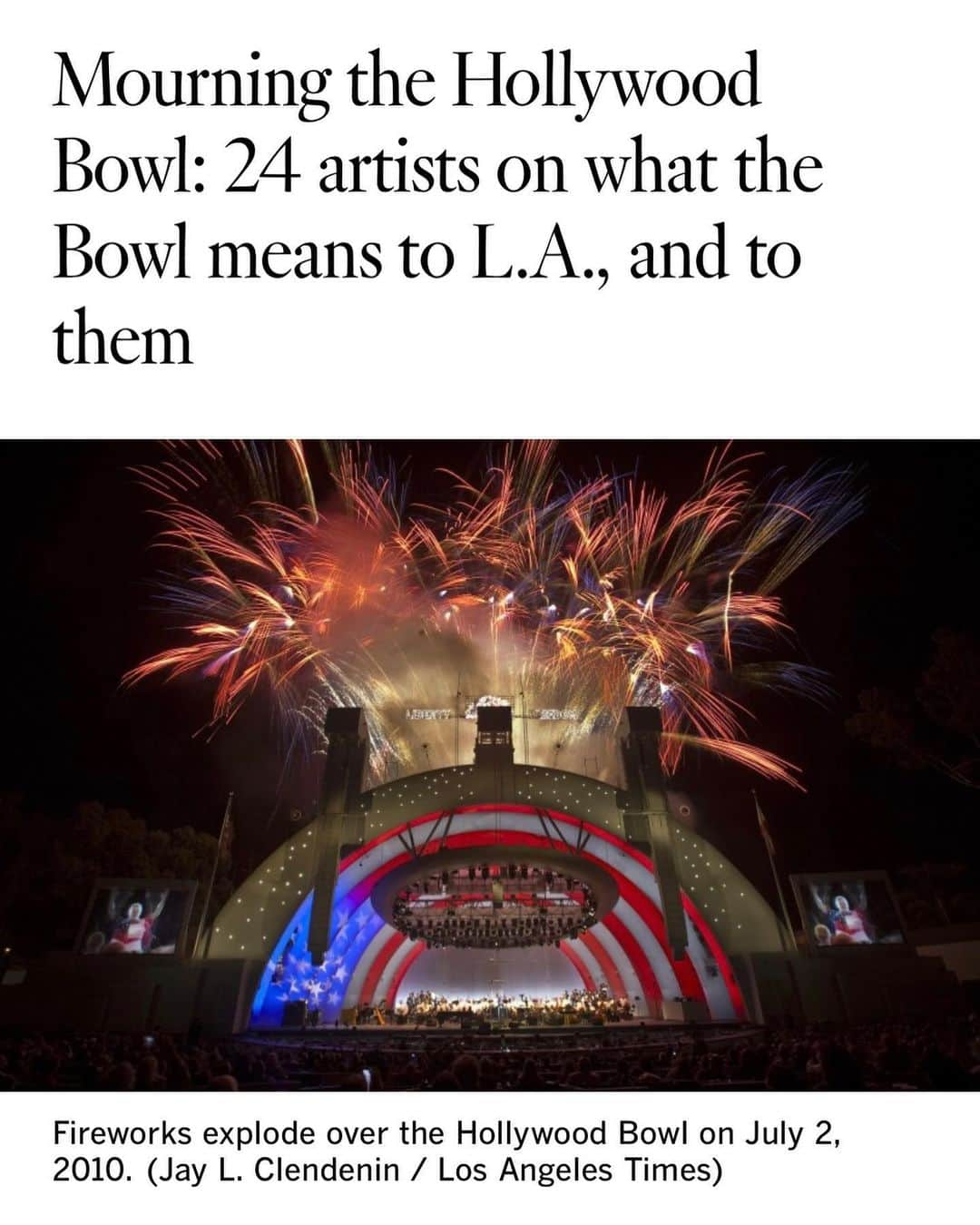 コートニー・ラブさんのインスタグラム写真 - (コートニー・ラブInstagram)「@latimes piece I (& others )wrote on playing the Hollywood bowl. @craigmarks1 🙏🏼 😞 🌅 link in bio✨」5月28日 8時49分 - courtneylove