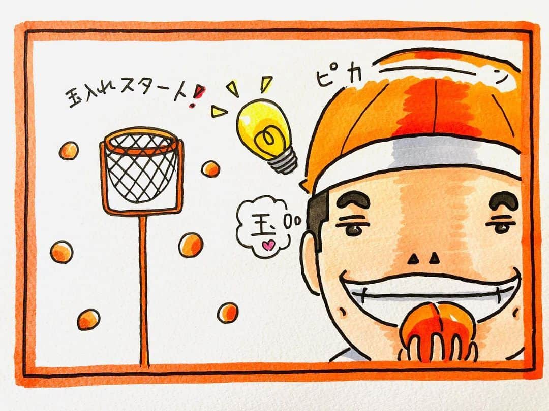 あれ慎之助のインスタグラム：「『日常しんちゃん』10話  #スタンドのファンにボールを投げ入れる野球選手 #よしゆき君とはやと君としんちゃん #4コマ #なんでも野球に例えたがるしんちゃん #野球例え #やかましい🤣 #原作さかとも #編集作画あれ慎之助」
