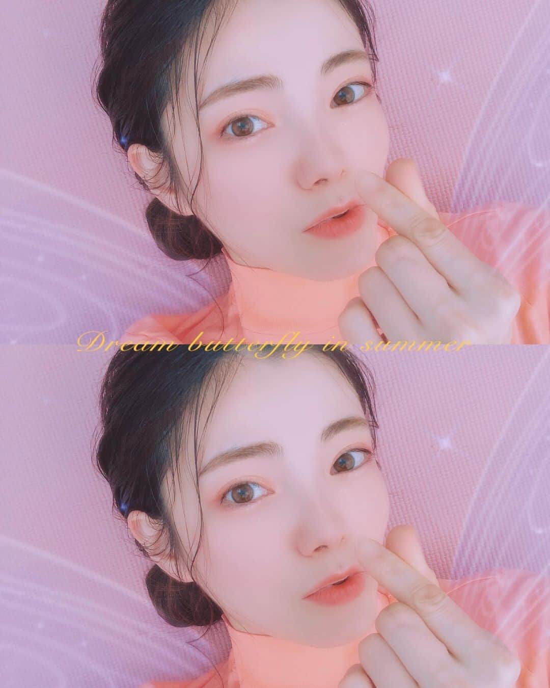 のインスタグラム：「#selfie ﻿ ﻿ 久しぶりにメイクをしたとです💄﻿ ﻿ と言っても﻿ 眉毛描いて﻿ アイシャドウ(オレンジ1色)塗っただけ🎀😂﻿ 韓国テイストが好きだけん﻿ オレンジシャドウ使いがち🧡🇰🇷﻿ ﻿ 眉毛は平行！平行！へいこー！﻿ ﻿ あとはアプリのチカラを全力で﻿ 拝借！🙏w﻿ ﻿ #B612 のアプリ使ったよん📸﻿ ﻿ ﻿ アプリと自然光﻿ サイコーーーー！w﻿ ﻿ ﻿ #せるふぃー #メイク#盛れるアプリ #セルカ#셀카 ﻿」