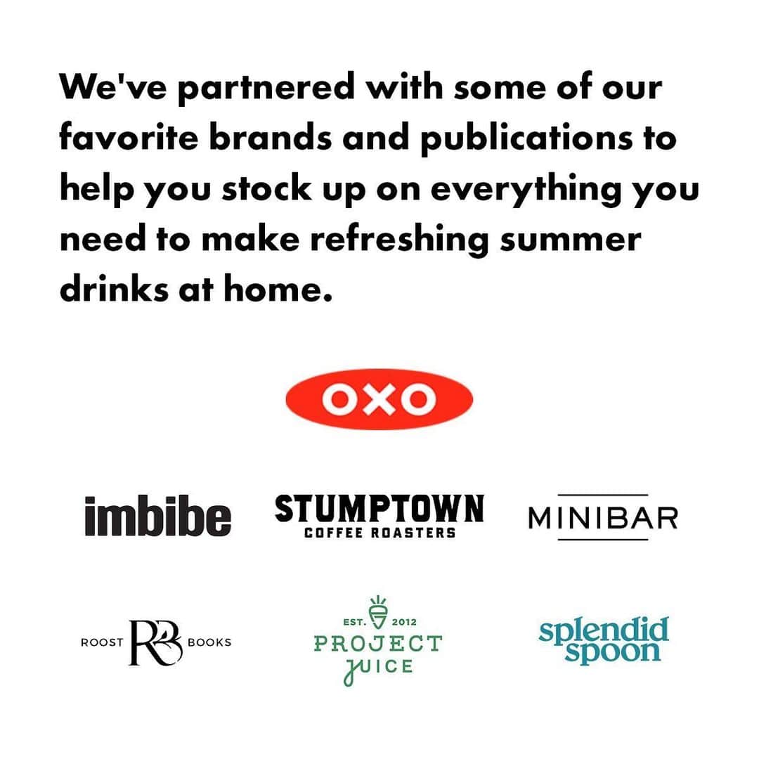 OXOさんのインスタグラム写真 - (OXOInstagram)「Let’s toast to summer. Right at home.  Giveaway: We’ve partnered with @imbibe, @projectjuice, @roostbooks, @splendid.spoon, @stumptowncoffee and  @minibardelivery to help you stock up on everything you need to make refreshing summer drinks at home. Enter by June 9th at the link in our bio. Details, rules and prize info at link.」5月29日 6時56分 - oxo