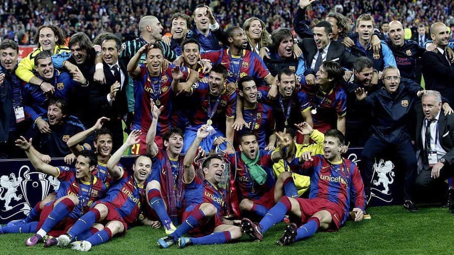 ハビエル・マスチェラーノのインスタグラム：「Wembley 2011 Una Noche Perfecta #tbt 9 años @fcbarcelona」