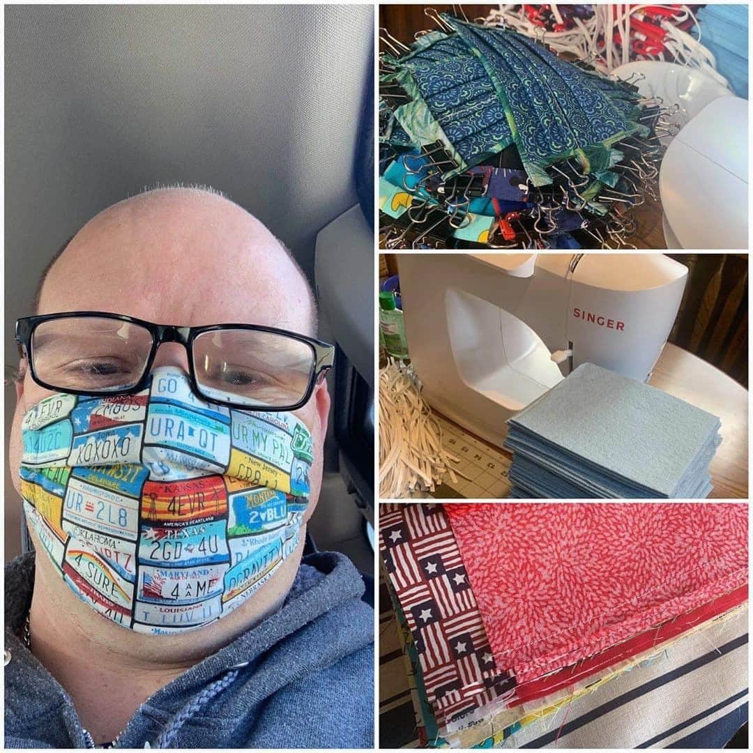 Wal-Mart Stores, Incのインスタグラム：「Associate Chad joined the Walmart family at 16, and we're so glad he did. His thoughtfulness and passion for people are unmatched. In fact, Chad took a sewing skill passed down from his grandmother, made 500 masks, and donated them across 24 states. We're lucky to have him.💙」