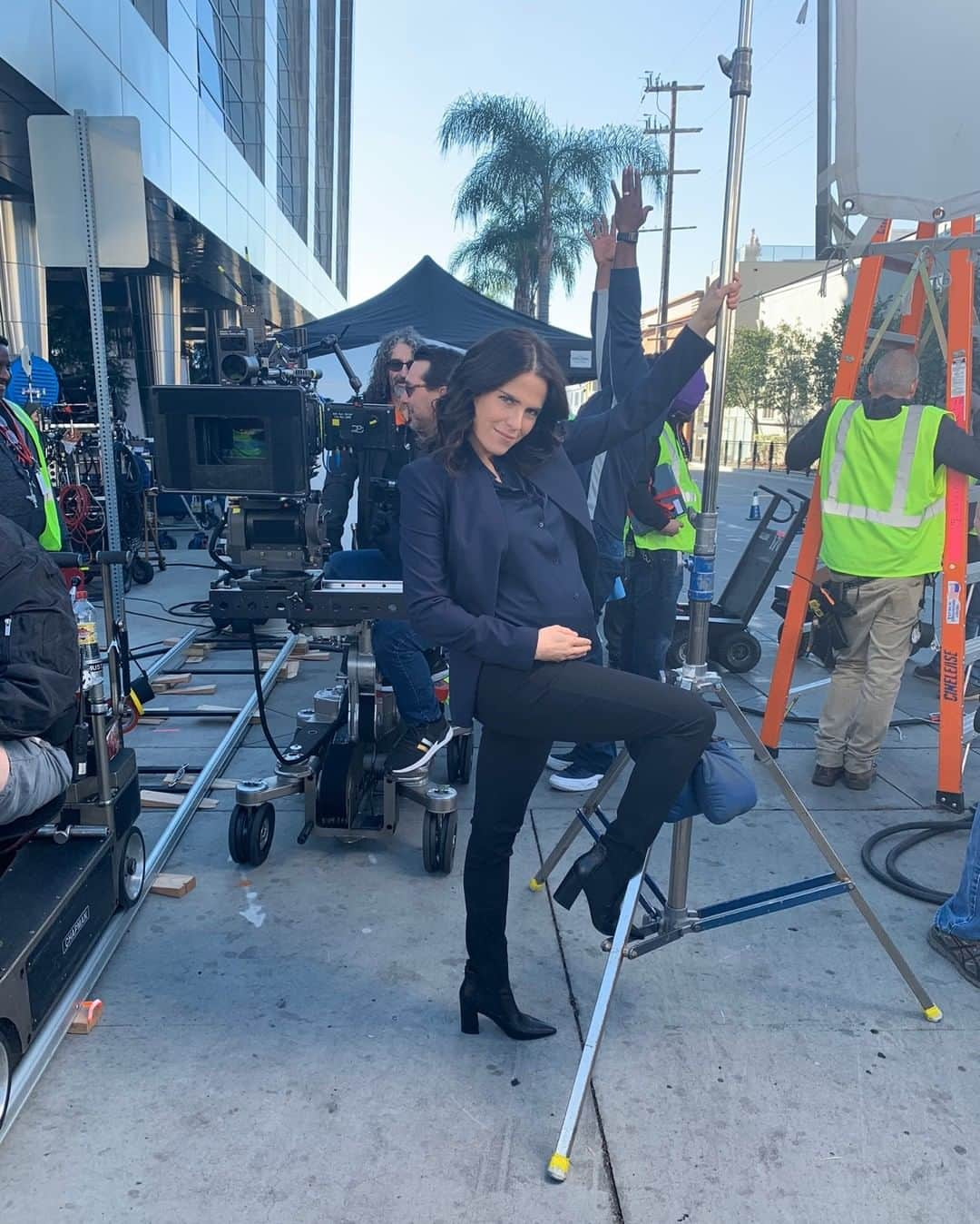 カーラ・ソウザさんのインスタグラム写真 - (カーラ・ソウザInstagram)「Thursday’s just don’t feel the same without #HTGAWM. Here’s a throwback to shooting season 5 while pregnant ❤️ Anyone watching old episodes to reminisce? 🙋🏻‍♀️」5月29日 1時25分 - karlasouza