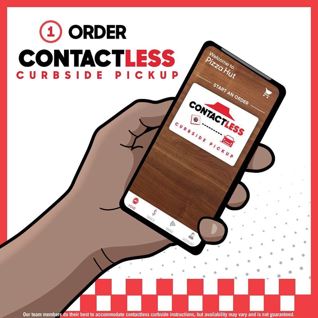 Pizza Hutさんのインスタグラム写真 - (Pizza HutInstagram)「With curbside pickup, you can stay in your car while we do the rest. Just request contactless curbside pickup during checkout.」5月29日 2時03分 - pizzahut
