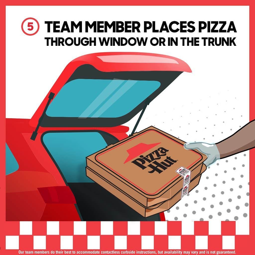 Pizza Hutさんのインスタグラム写真 - (Pizza HutInstagram)「With curbside pickup, you can stay in your car while we do the rest. Just request contactless curbside pickup during checkout.」5月29日 2時03分 - pizzahut