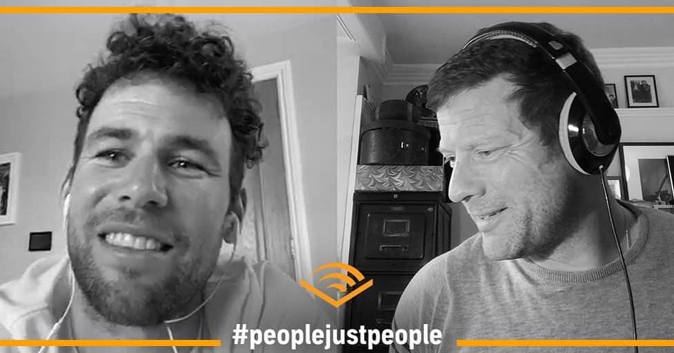 マーク・カヴェンディッシュのインスタグラム：「Always great talking to you @radioleary. You genuinely make people feel so at ease. Thanks for having me. 🙏👊 . Listen to #peoplejustpeople by clicking the link in my bio.」