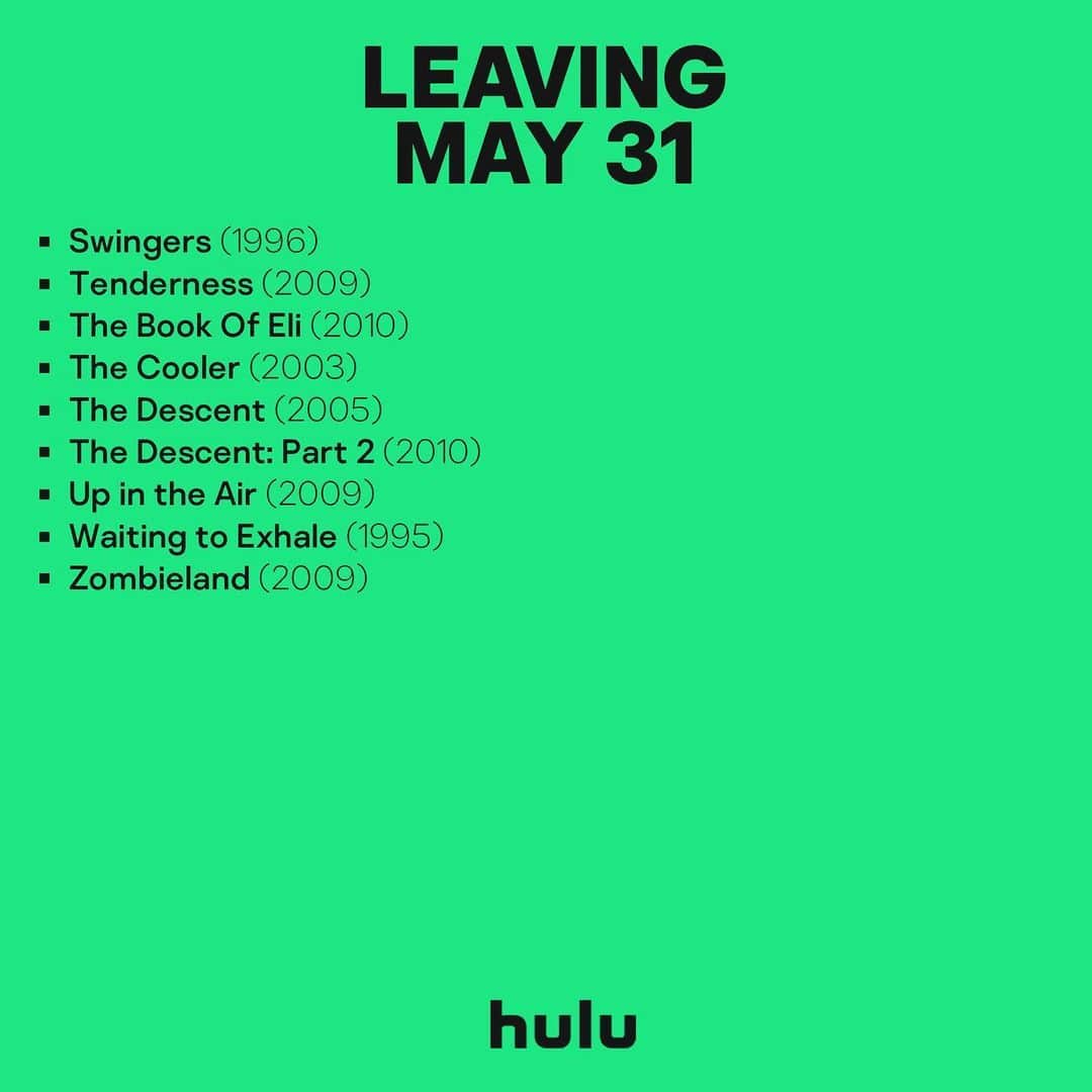 Hulu Home of Emmy-winningさんのインスタグラム写真 - (Hulu Home of Emmy-winningInstagram)「Time to stream these titles before new ones drop next week ⏱」5月29日 3時59分 - hulu