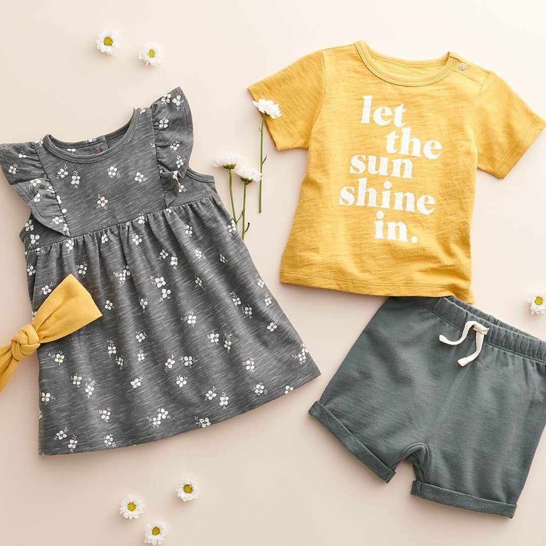 ロック&リパブリックのインスタグラム：「Crafted for big adventures. 💛 Tap to shop new baby and toddler styles from @lclittleco. #lclittleco #Kohls」