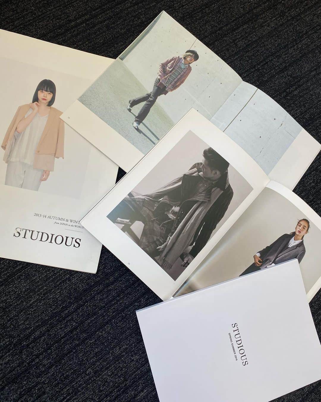 谷正人のインスタグラム：「最近ではデジタル移行で全く製作しなくなりましたが、4.5年くらい前までは毎シーズン、紙のカタログやルックブックを作っていました。 ロケも含め、大変でしたが、みんなと一緒に作り上げる過程は楽しかったですね。 #studious #lookbook」