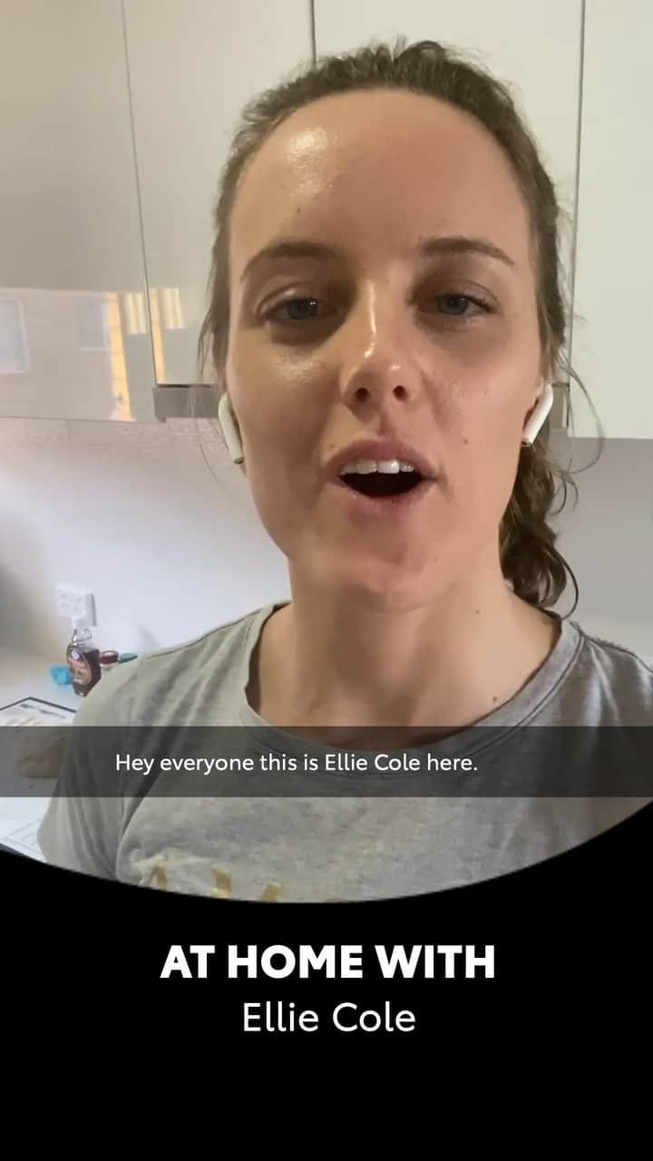 Toyota Australiaのインスタグラム：「This could be @elliecoleswim ‘s most challenging endeavour yet. Check out her baking skills in this episode of ‘At home with’ #StayAtHome」