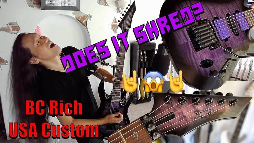 ハーマン・リさんのインスタグラム写真 - (ハーマン・リInstagram)「Demo and review of this @officialbcrich USA Custom Guitar. Can it Shred @dragonforcehq? Link on bio. Let me know what other guitars you would like me to review and demo. #dragonforce #hermanli #guitarcollector #guitarcollection #guitarreview #guitardemo #shredguitar #guitarsolos」5月30日 1時28分 - hermanli
