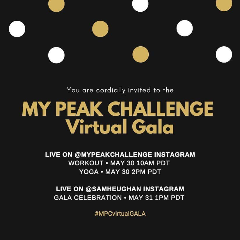 サム・ヒューアンさんのインスタグラム写真 - (サム・ヒューアンInstagram)「Please join us this weekend for (virtual) celebrations celebrating our Peakers and the awesome charities we support @mypeakchallenge  Saturday a live workout and yoga session! 🧘‍♀️ Sunday, hike 2020 meters then join us for the Gala evening. 💃  Speeches, drinks and maybe even a dance! (Recipes and ingredients here and in stories) #mpc2020  #mpcvirtualgala  #mpclive  #mypeakchallenge  #samheughan」5月29日 18時45分 - samheughan