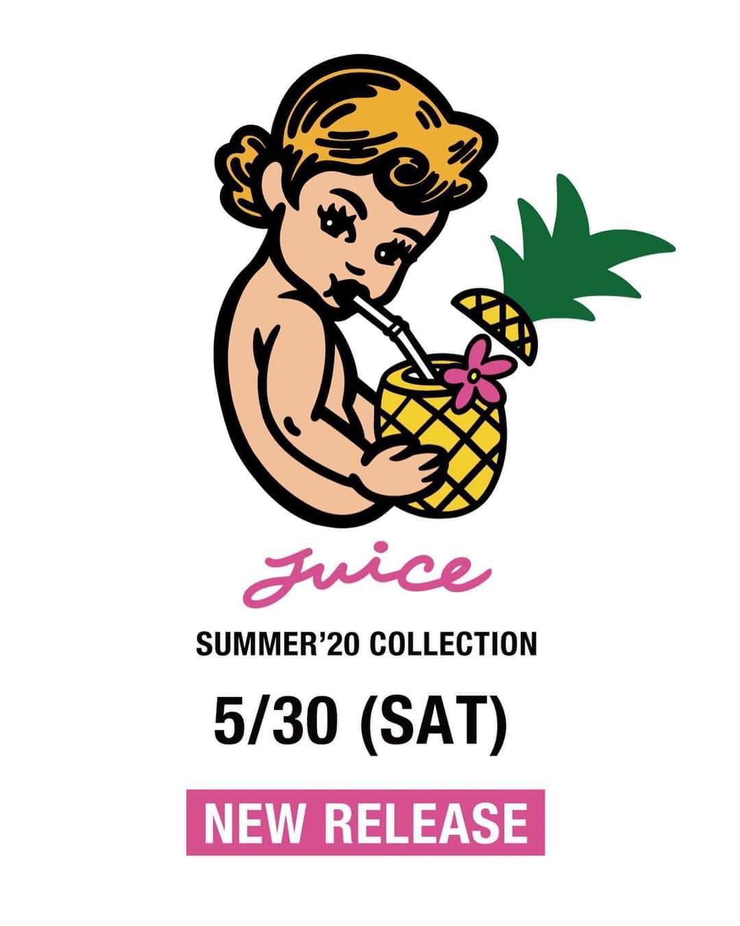 寿君さんのインスタグラム写真 - (寿君Instagram)「【JUICE®︎ 新作発売】 2020年5月30日土曜日 12pm、HighLife®直営店舗・オンラインストアにて ”JUICE®Summer’2020 Collection” をリリース致します👏 詳細はオフィシャルInstagramにて随時更新中‼️ @juice_jp のトップページURLから購入も出来ますのでアクセスして下さい💁‍♂️ いつも売り切れるのが早いので、迷ったらポチっとお願い致しますね💪 #juice_jp #highlife_jp #summer #collection #newitem #夏が来るぞ #ジュースハイライフ」5月29日 19時29分 - kotobuki_kun_1048