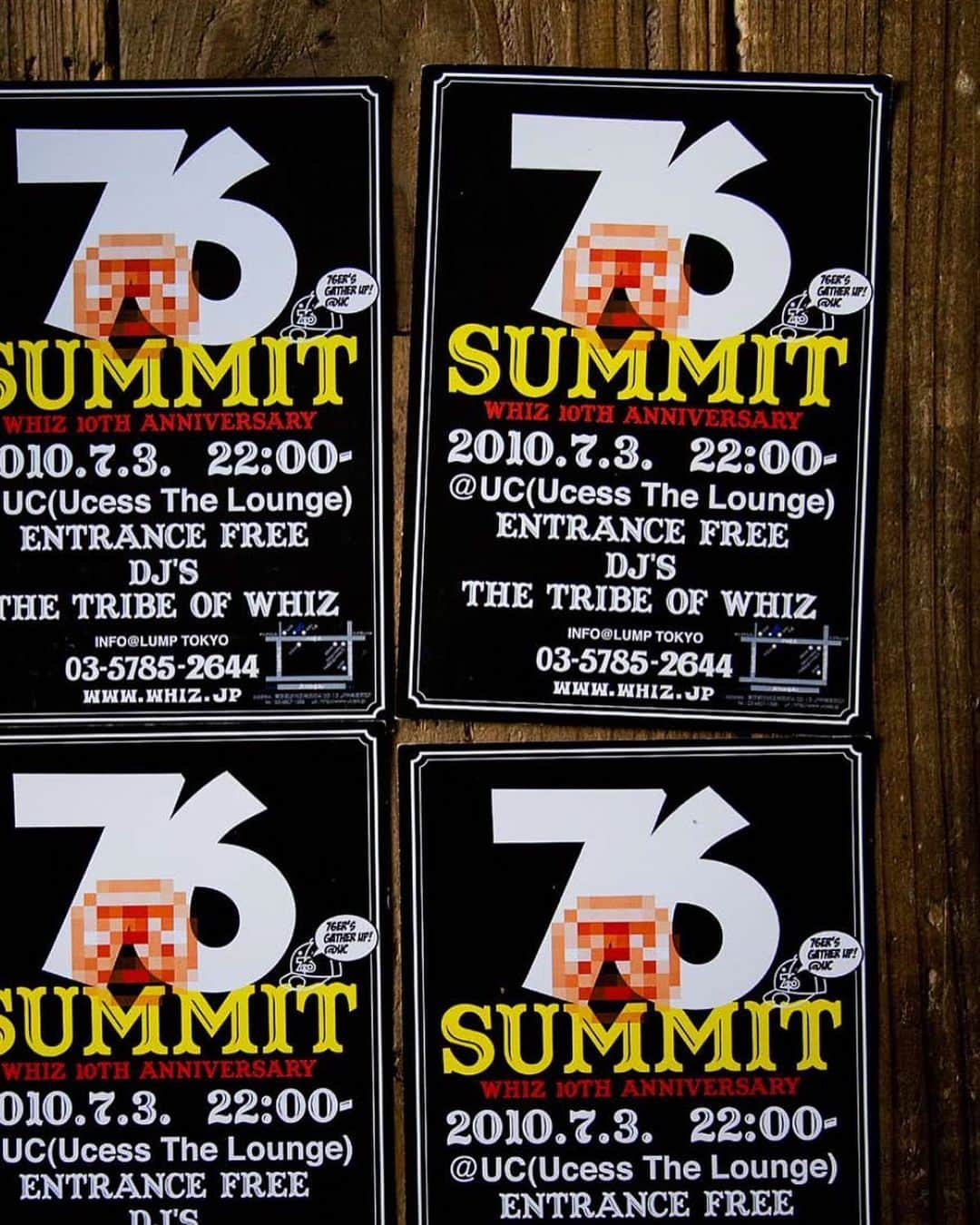 のインスタグラム：「The decade of WHIZ LIMITED 2000-2010 RETROSPECTIVE 『2010 76 SUMMIT』  #whiz #whizlimited #whizarchives #76summit #harajuku #tokyo」
