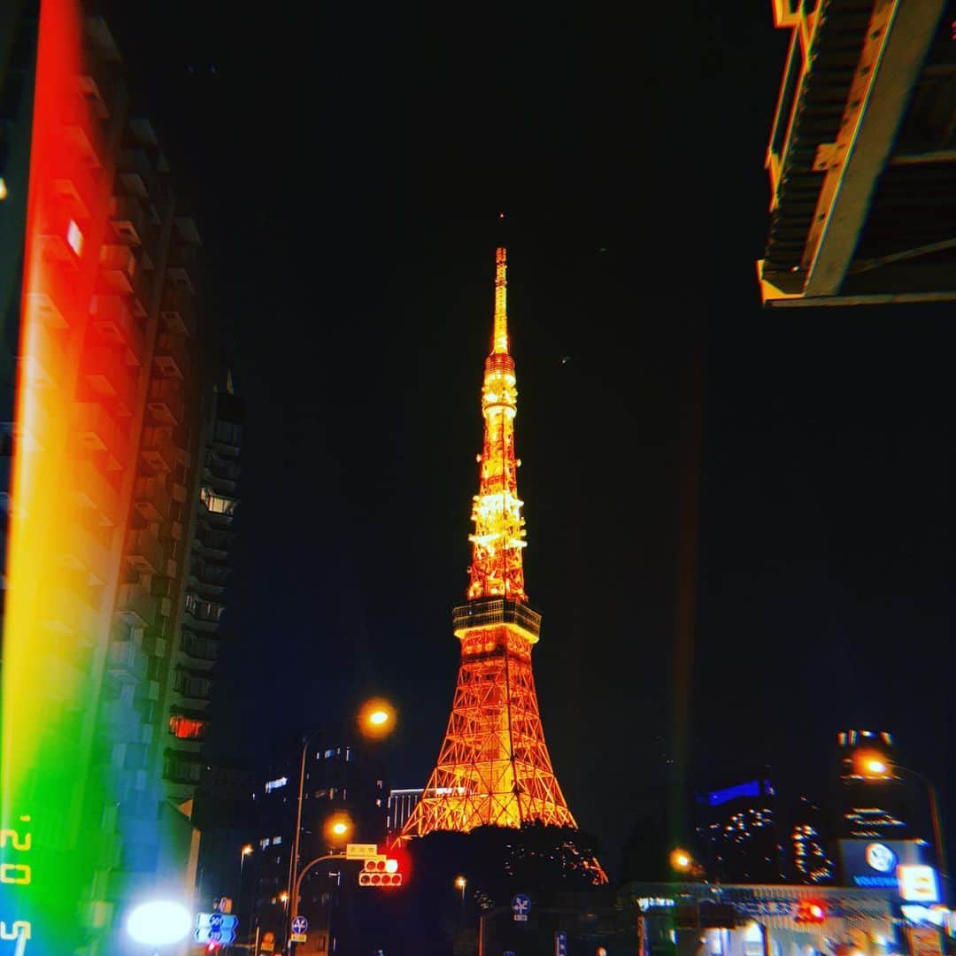 川和真奈美のインスタグラム：「東京  #東京タワー #写真好きな人と繋がりたい  #君は綺麗だ」