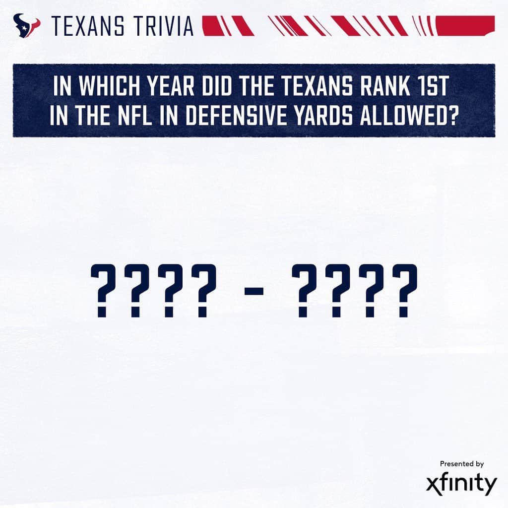 ヒューストン・テキサンズさんのインスタグラム写真 - (ヒューストン・テキサンズInstagram)「⬆️ #Texans Trivia ⬆️」5月30日 3時00分 - houstontexans