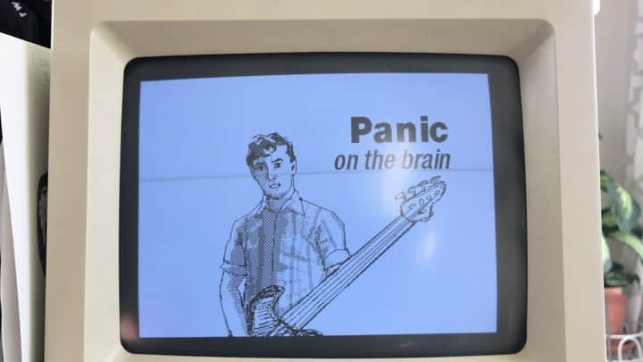 のインスタグラム：「the lyric video for Level of Concern is out now. the animations were created on Macintosh computers from the late 80s by @pinot. stick around after the video for a behind the scenes look at his process.」