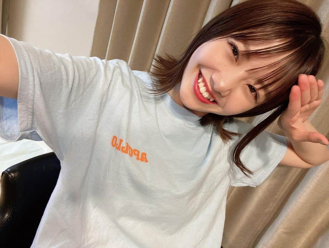 MOMOKAさんのインスタグラム写真 - (MOMOKAInstagram)「ついったーライブありがとうございました！ アーカイブもあるので見逃した方はぜーひー！ 明日の朝のラジオもよろしくっ！9:30からfmfujiにて😛🍮 涼しそうなてぃーーーしゃつ。🥳」5月29日 22時06分 - momoka_jewel