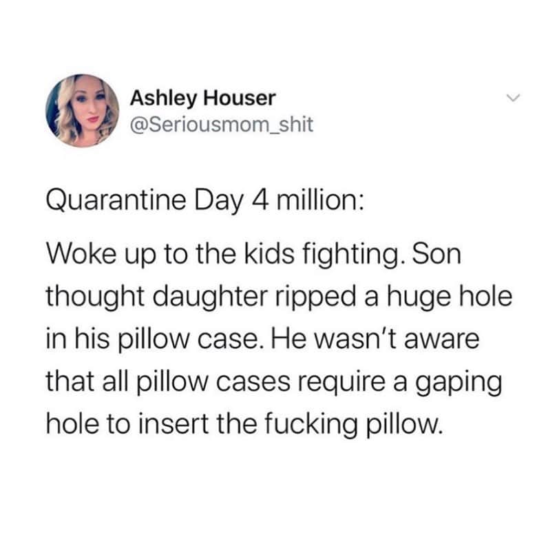 Average Parent Problemsのインスタグラム：「Siblings will fight over pretty much anything. Credit: @seriousmomshit」