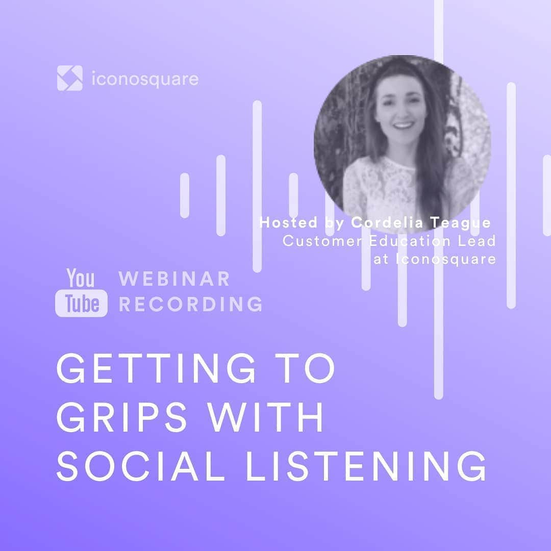 Iconosquareさんのインスタグラム写真 - (IconosquareInstagram)「🎧🚨 Learn about the importance of social listening, and get some tips to harness this information using Iconosquare, by playing (and replaying!) the recording of our latest webinar hosted by Cordelia, our Customer Education Lead here at @Iconosquare! . 〰 Social listening is similar to social monitoring and involves tracking mentions of your brand, competitors - anything relevant to your industry, on social media. It takes it all to a higher level as it requires a more proactive approach. . It represents the understanding of why and what people are saying about your brand, rather than just reacting and responding to the conversations surrounding your brand. .  Cast your net wide and think proactive rather than reactive! 💥  In the long term, you’ll come up with some actionable insights to improve your communication strategy. . Available on our YouTube channel now. Find your way to it via our Omnilink in our bio! . 📣 Are you already using social listening? How has it helped you develop your strategy?」5月29日 23時13分 - iconosquare