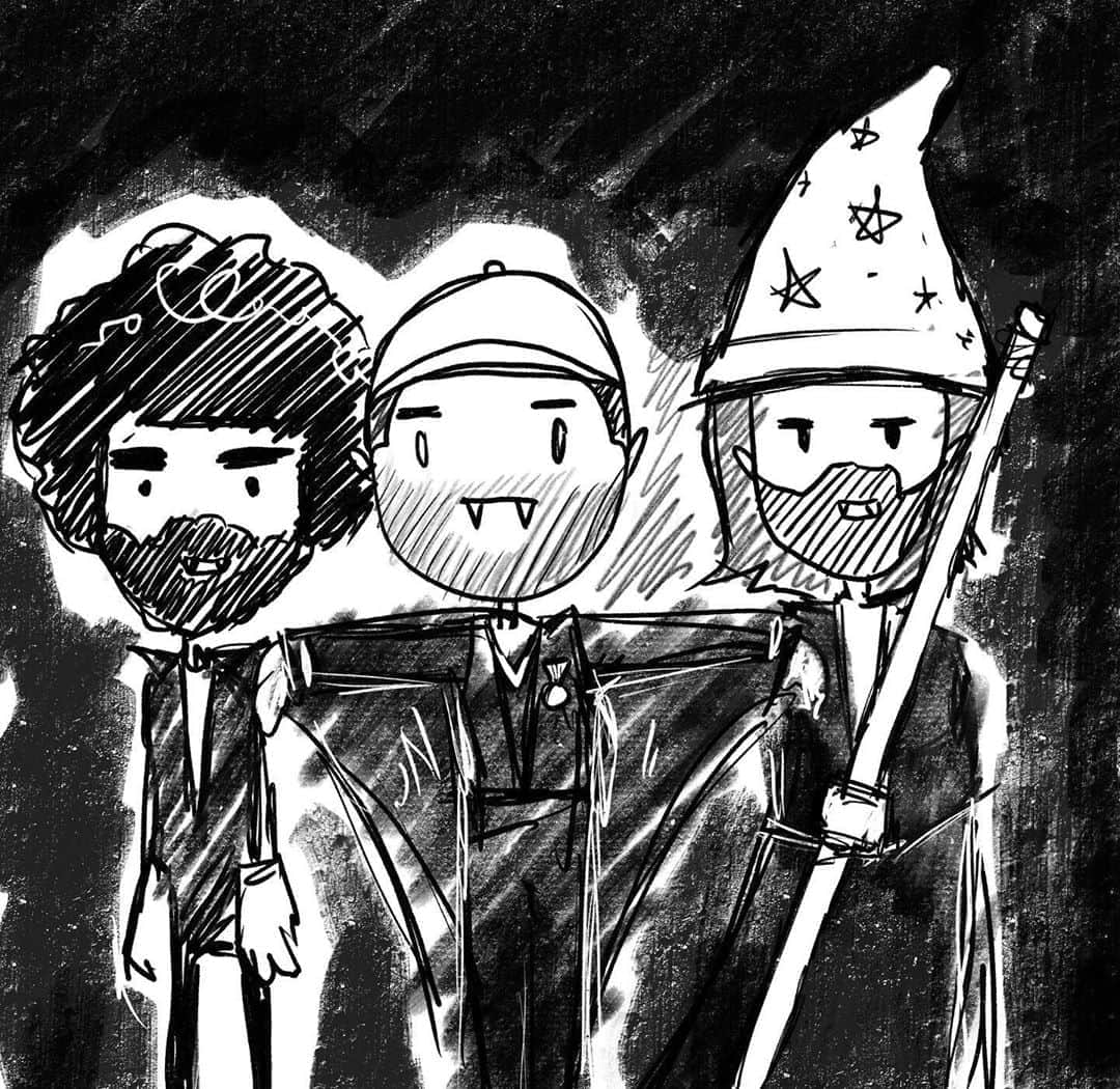 リンキン・パークのインスタグラム：「@m_shinoda has been going live on Twitch and Youtube every weekday at 10am PST to create music and art requested by the viewers. Can you guess the theme of yesterday’s sketches?  Make sure to tune in on Twitch or YouTube Live」