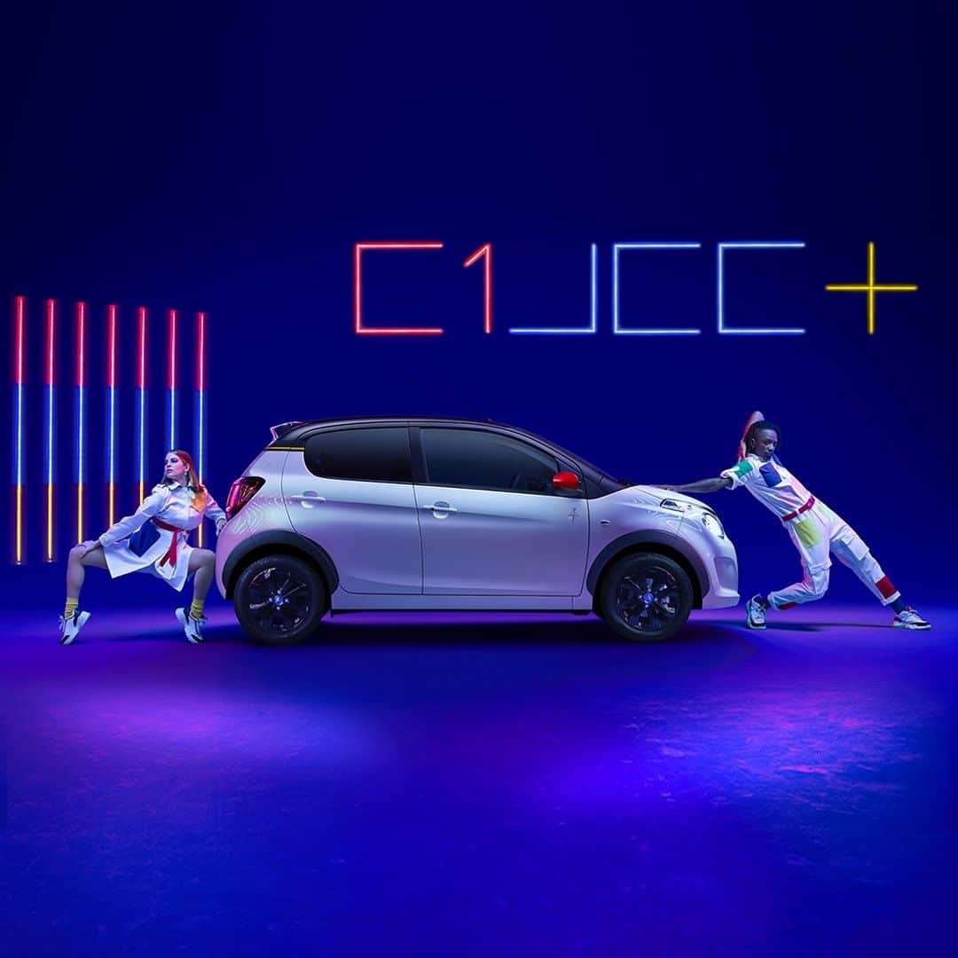 Citroënのインスタグラム：「Driving with #style… has never been this artistic👩🏻‍🎨! Discover #CitroënC1 JCC+, a Special Edition designed by @jcdecastelbajac. Art you can drive, soon 🖼 #Citroën #NewCar #Urban #Lifestyle #Design #Art #Colours #Fashion #Comfort #City #Instacar ##carsofinstagram」