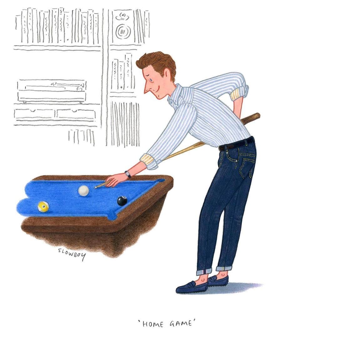 ハケットのインスタグラム：「Friday practice makes perfect, so why not put this time at home to good use? Work on your game while maintaining your style, with casual basics like our relaxed shirts, wearable trousers and ultra-comfortable loafers.  At Hackett, we STAY home, we #STAYHackett」