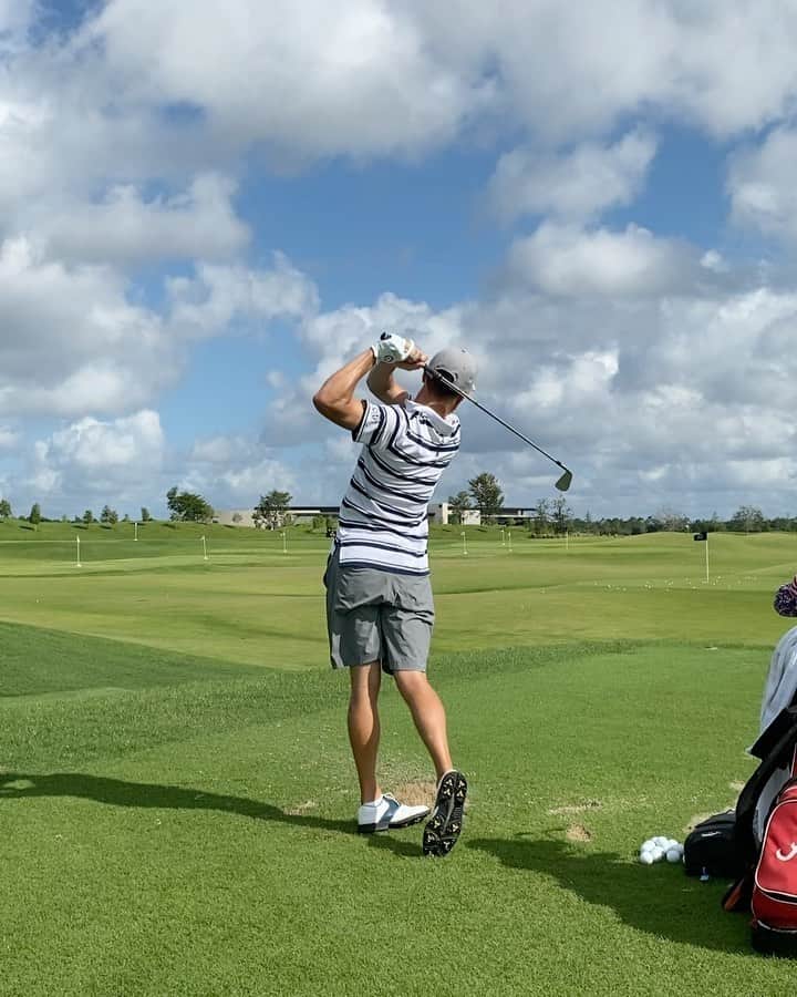 ジャスティン・トーマスのインスタグラム：「Maaaaan it feels good to practice knowing we’re playing soon! Ft Worth in just under 2 weeks 💯」