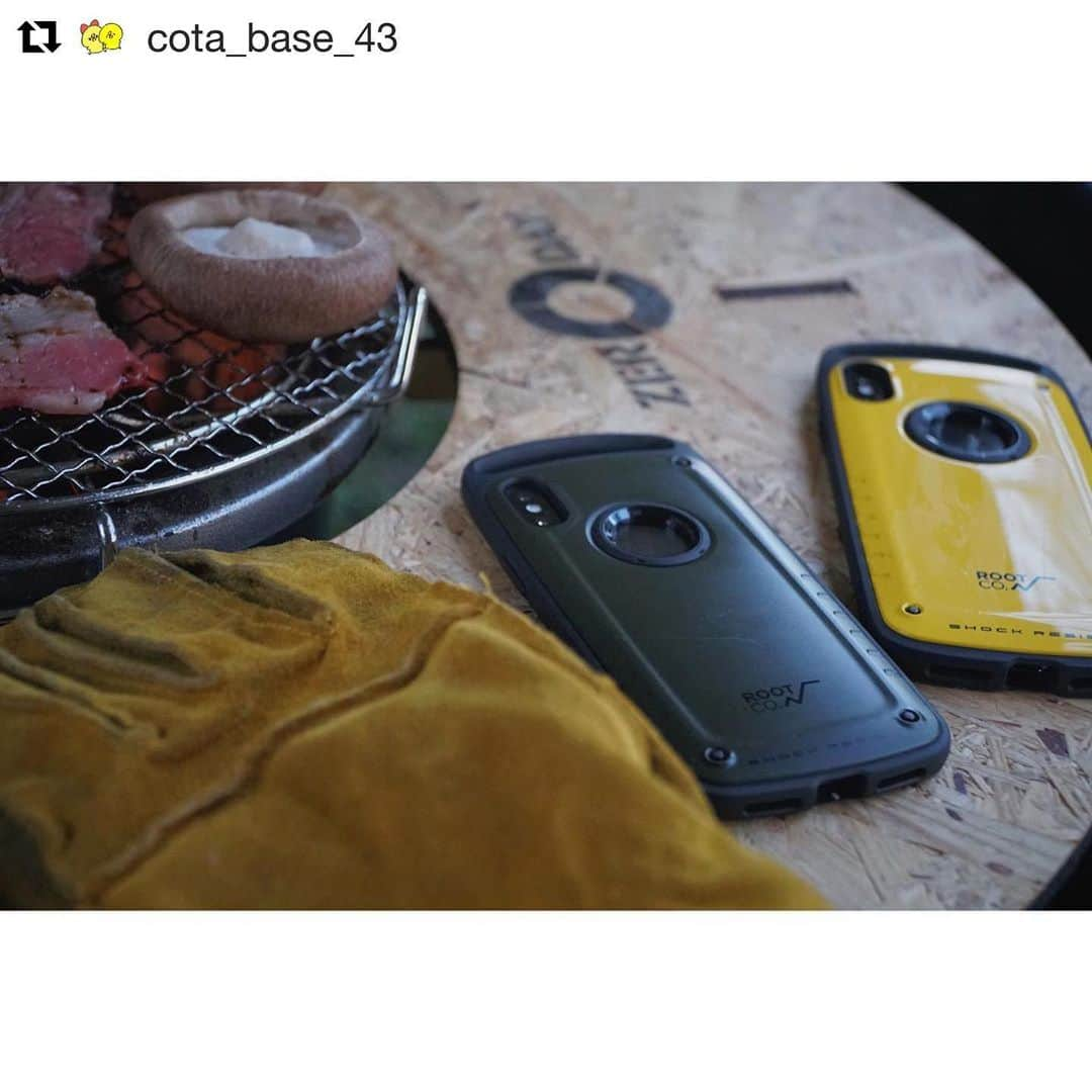 ROOT CO. Designed in HAKONE.さんのインスタグラム写真 - (ROOT CO. Designed in HAKONE.Instagram)「. @cota_base_43 様、ご愛用ありがとうございます。  #shockresistcasepro  Repost from @cota_base_43 肉とシイタケと#rootco 今年はiPhone新しくしたい。  ーーーーー #camp #camping #outdoor #キャンプ #camphack取材 #campzine掲載希望　#campic掲載 #ソトシル掲載希望 #キャンプギア #アウトドア #ヘキサライト6p #ヘキサライトエレメント #ドーナツテーブル #バリスティクス #ballistics #helinox #ヘリノックス #タクティカルチェア #シェルフコンテナ #スノーピーク #snowpeak #root_co  ーーーーー」5月30日 11時09分 - root_co_official