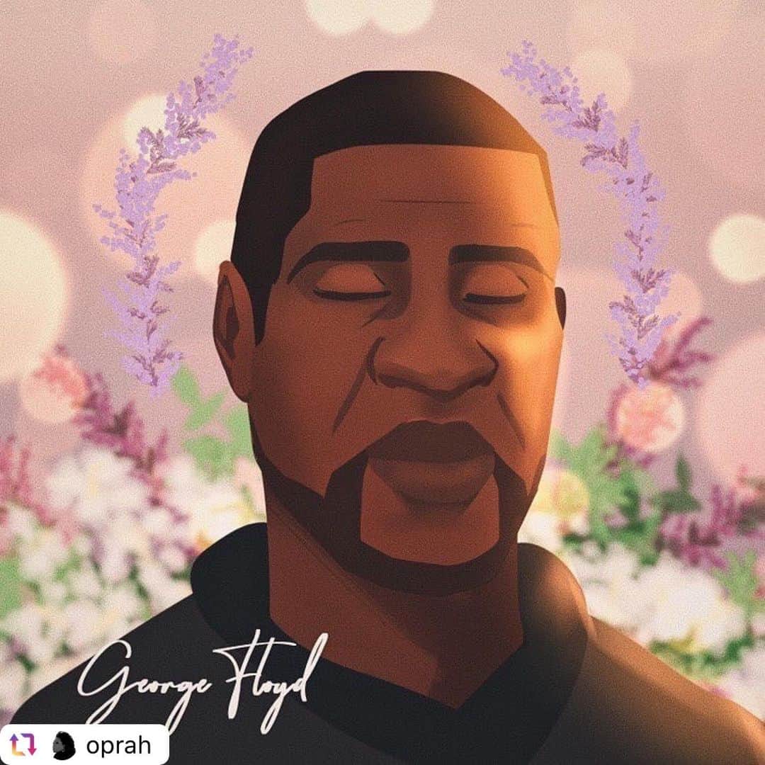 アンナ・シルクさんのインスタグラム写真 - (アンナ・シルクInstagram)「#Repost @oprah . I’ve been trying to process what can be said or heard in this moment. I haven’t been able to get the image of the knee on his neck out of my head. It’s there every morning when I rise and when I go through the ordinary duties of the day. While pouring coffee, lacing my shoes, and taking a breath, I think: He doesn’t get to do this.  And now the video from the other angle of two other officers pinning him down. My heart sinks even deeper.  His family and friends say he was a gentle giant. His death has now shown us he had a giant soul. If the largeness of a soul is determined by its sphere of influence, George Floyd is a Mighty soul.  #GeorgeFloyd: We speak your name. But this time we will not let your name be just a hashtag. Your spirit is lifted by the cries of all us who call for justice in your name!」5月30日 3時26分 - anna.silk