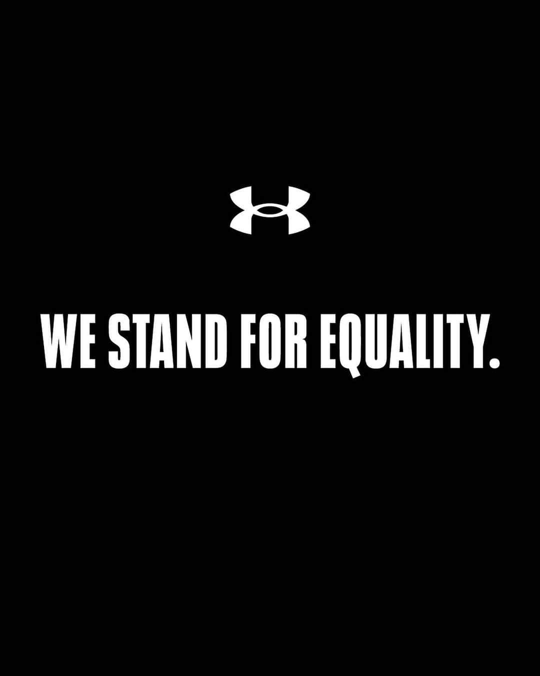 Under Armourさんのインスタグラム写真 - (Under ArmourInstagram)「One playing field. One voice. One future where we’re truly equal. Because united, we win.」5月30日 3時35分 - underarmour