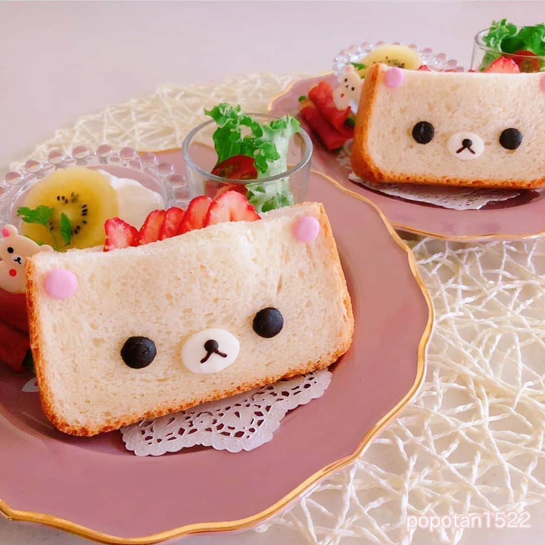 Rilakkuma US（リラックマ）さんのインスタグラム写真 - (Rilakkuma US（リラックマ）Instagram)「Best friends can finish each other's... Sandwiches! 🥪🥪🥪 We love this adorable set of sandwiches made by @popotan1522!  Tag a friend you'd like to finish this sandwich with! . . . #rilakkumaus #rilakkuma #sanx #kawaii  #cutefood #リラックマ #サンエックス」5月30日 4時40分 - rilakkumaus