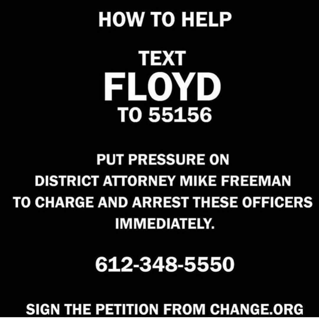 フィービー・トンキンさんのインスタグラム写真 - (フィービー・トンキンInstagram)「#JusticeForGeorgeFloyd TEXT FLOYD TO 55156 SIGN THE PETITION IN MY PROFILE Call 612-348-5550 and demand ALL of the officers involved are charged for the senseless, horrific murder of George Floyd. Enough is enough, come on America do better.  And please, please, please for the love of god vote that completely despicable man out of the White House in November.」5月30日 7時40分 - phoebejtonkin