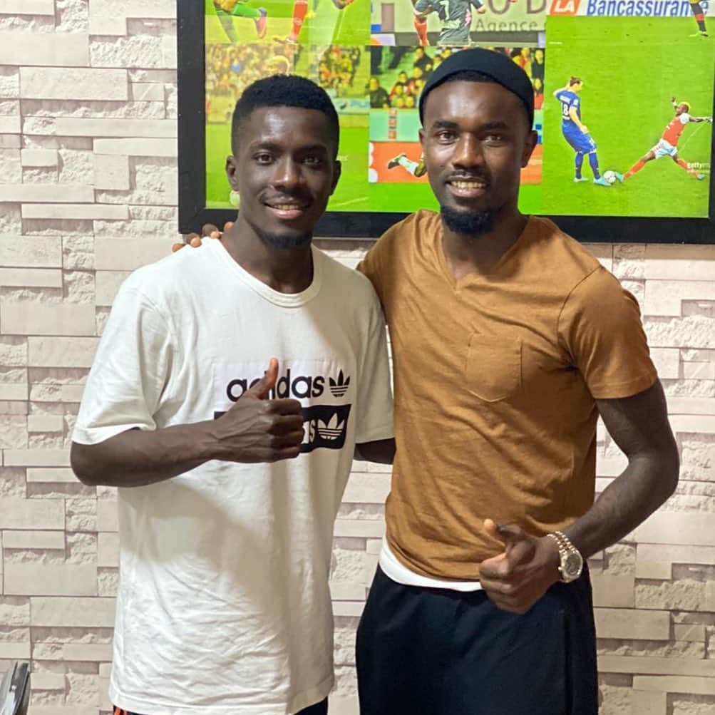 パペ・スアレのインスタグラム：「Mon Ami Mon Frère  @iganagueye ❤️ #godisgreat」