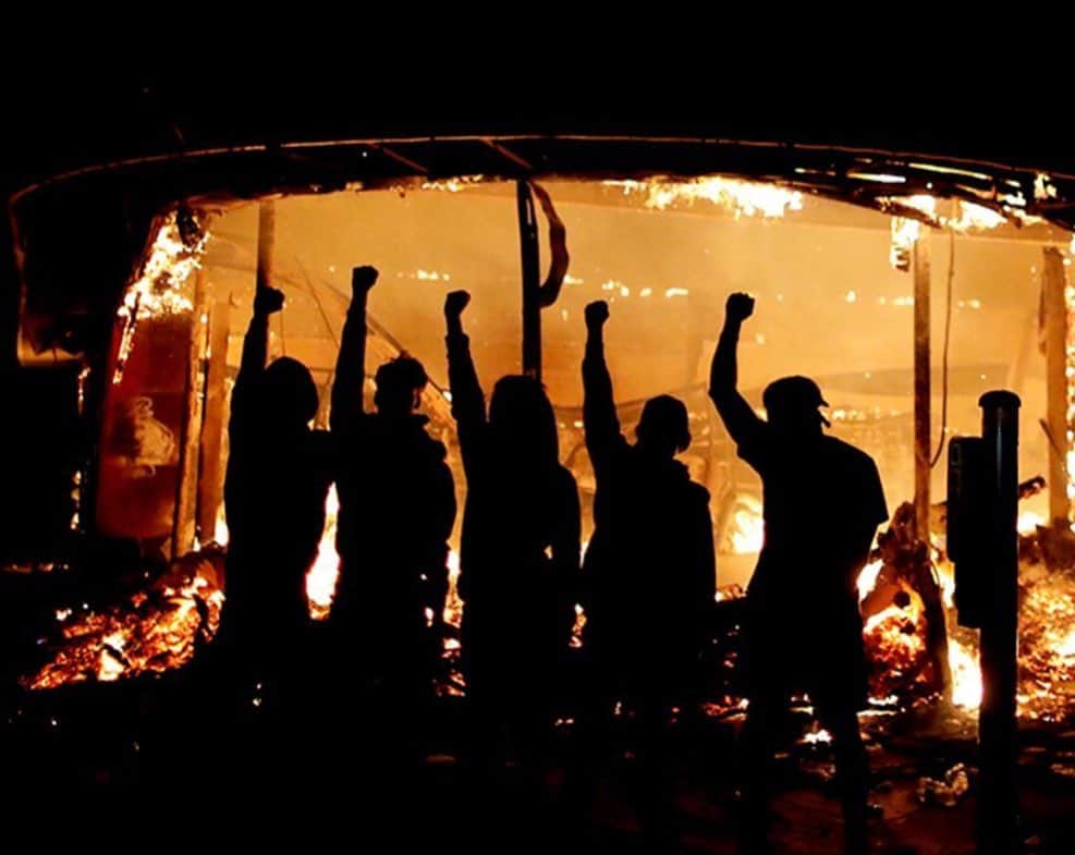 のインスタグラム：「#georgefloyd #rip #people #protest  #justiceforall #blacklivesmatter #america #usa🇺🇸」
