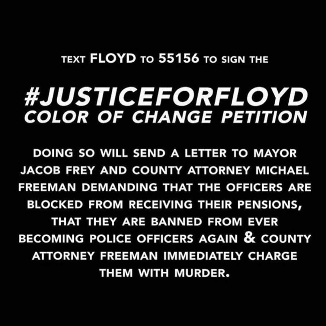 ザカリー・クイントのインスタグラム：「justice must be rendered. #justiceforfloyd」
