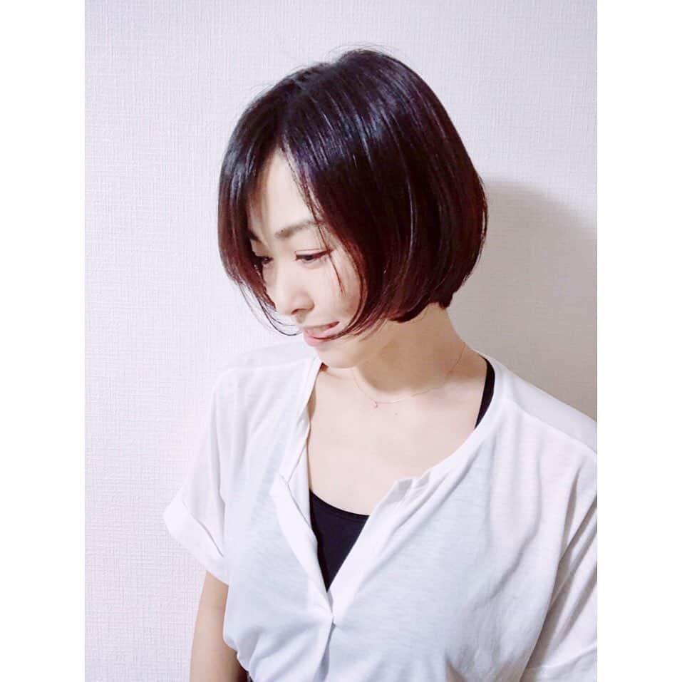 八代みなせさんのインスタグラム写真 - (八代みなせInstagram)「( ¨̮ )‪✂︎‬✨ #haircut #wavehair #nuance #permanent  #shorthair #shorthairstyle」5月30日 14時49分 - minase_yashiro