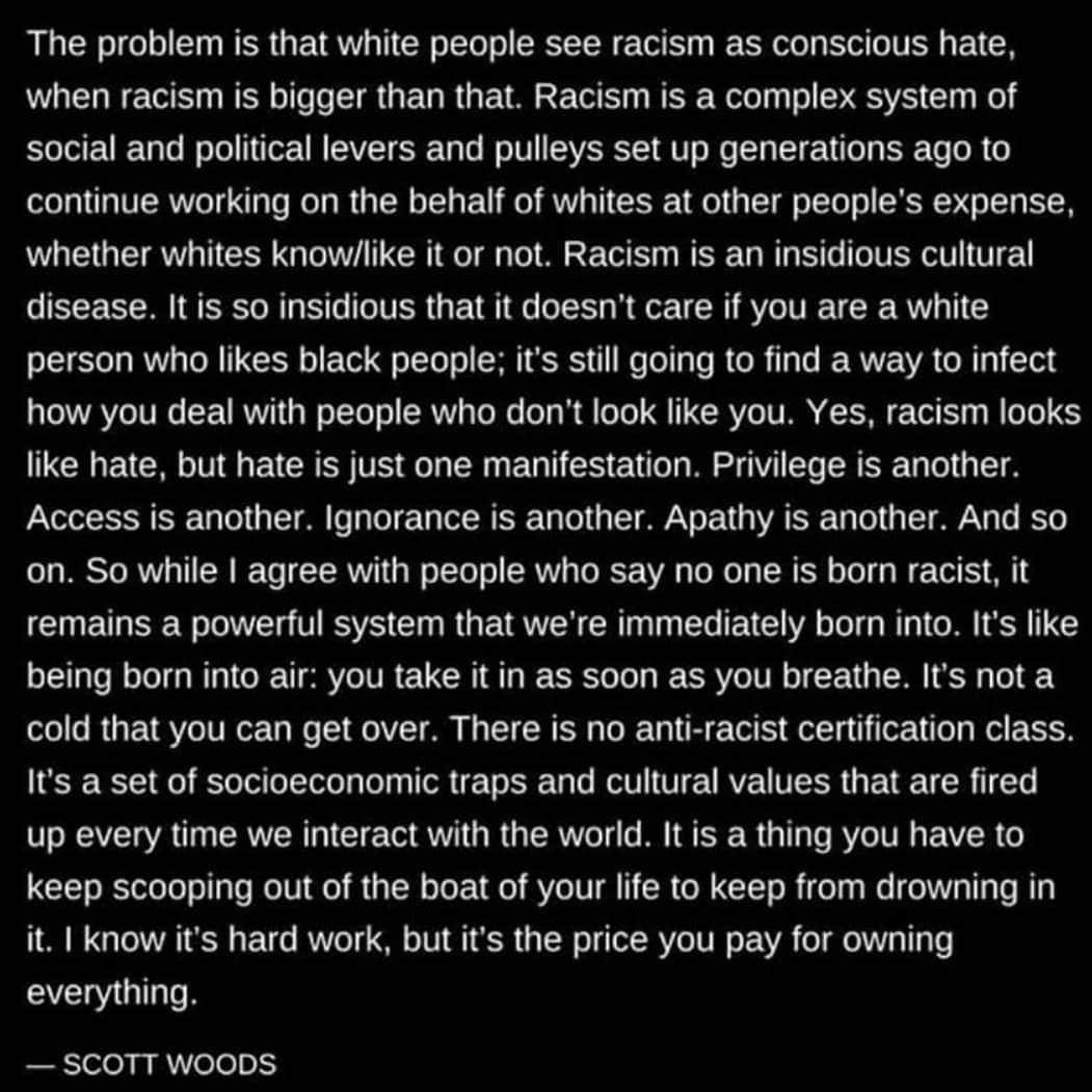 Leslie Camila-Roseのインスタグラム：「"Racism is an insidious cultural disease." #blacklivesmatter」