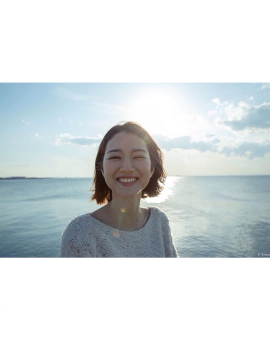 黒澤はるかさんのインスタグラム写真 - (黒澤はるかInstagram)「皆さん笑ってますかー？🌞 海行きたいなぁ〜むしろ海にかえりたいなぁ🐠  #sea」5月30日 16時37分 - haruka_offi