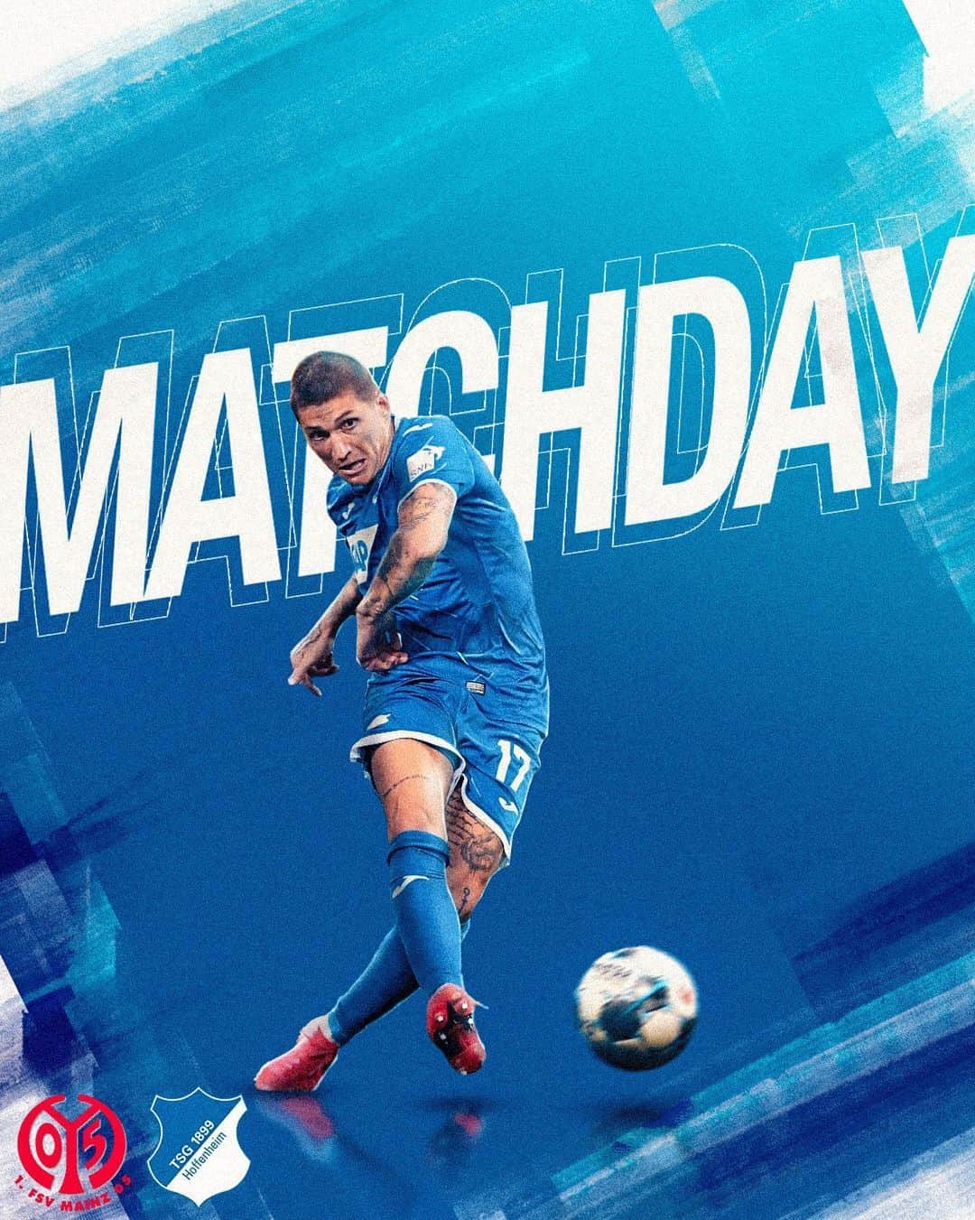 シュテフェン・ツバーのインスタグラム：「FOCUS & DEDICATION 🎯 ⠀ #matchday #sz17 #bundesliga #tsghoffenheim」