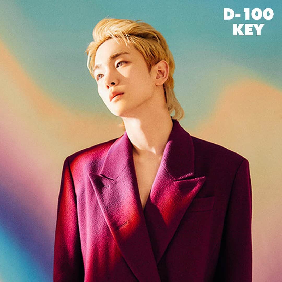 SHINeeのインスタグラム：「. ‪#빛나는샤이니 #輝くSHINee #2020_SHINeeisBACK‬ ‪#KEY_100 #KEY #키 #キー @bumkeyk #100DaysToGo #SHINee #샤이니 #シャイニー‬ ‪#SHINeeWORLD #샤이니월드💎 #シャヲル #샤월이_기다리고있DAY‬」