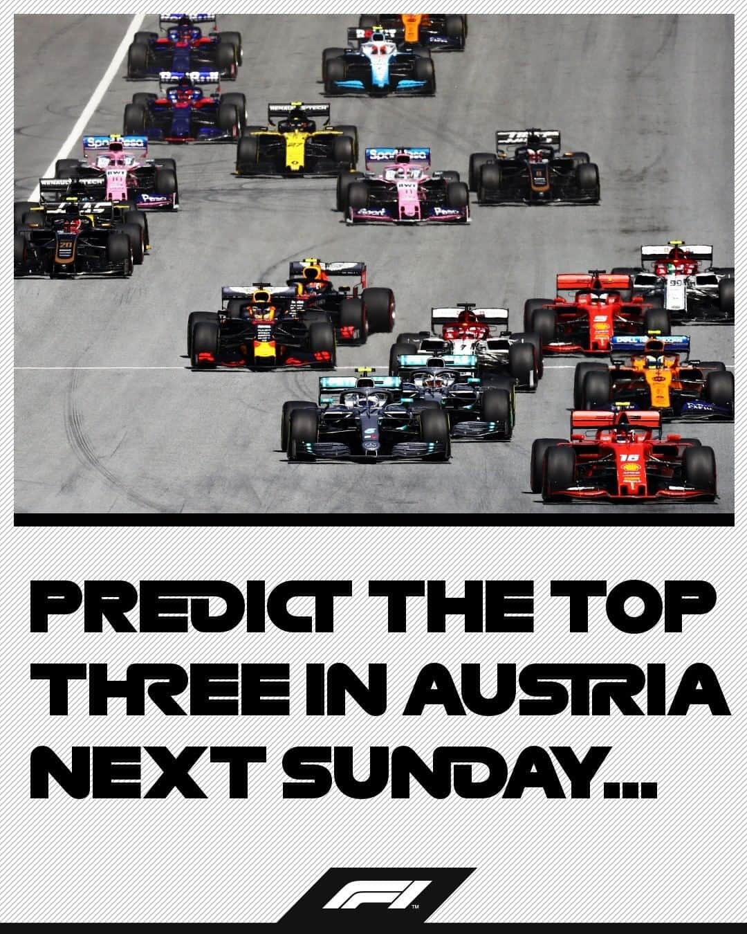 F1さんのインスタグラム写真 - (F1Instagram)「Prediction time - pick your top three next Sunday 🤔 🇦🇹 .  #F1 #Formula1 #AustrianGP #AustrianGrandPrix」6月29日 0時01分 - f1
