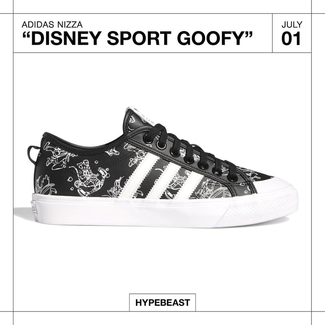 HYPEBEASTさんのインスタグラム写真 - (HYPEBEASTInstagram)「@hypebeastkicks: @adidasoriginals has revealed a four-shoe collection featuring @disney’s Goofy character. Consisting of the 3MC and Nizza, the set includes silhouettes that offer bright colors and one of two all-over prints that show Goofy playfully partaking in athletic activities. Check out each option via the link in bio and mark your calendars for its release on @adidas’ website on July 1. ⁠⠀ Photo: adidas」6月28日 15時52分 - hypebeast