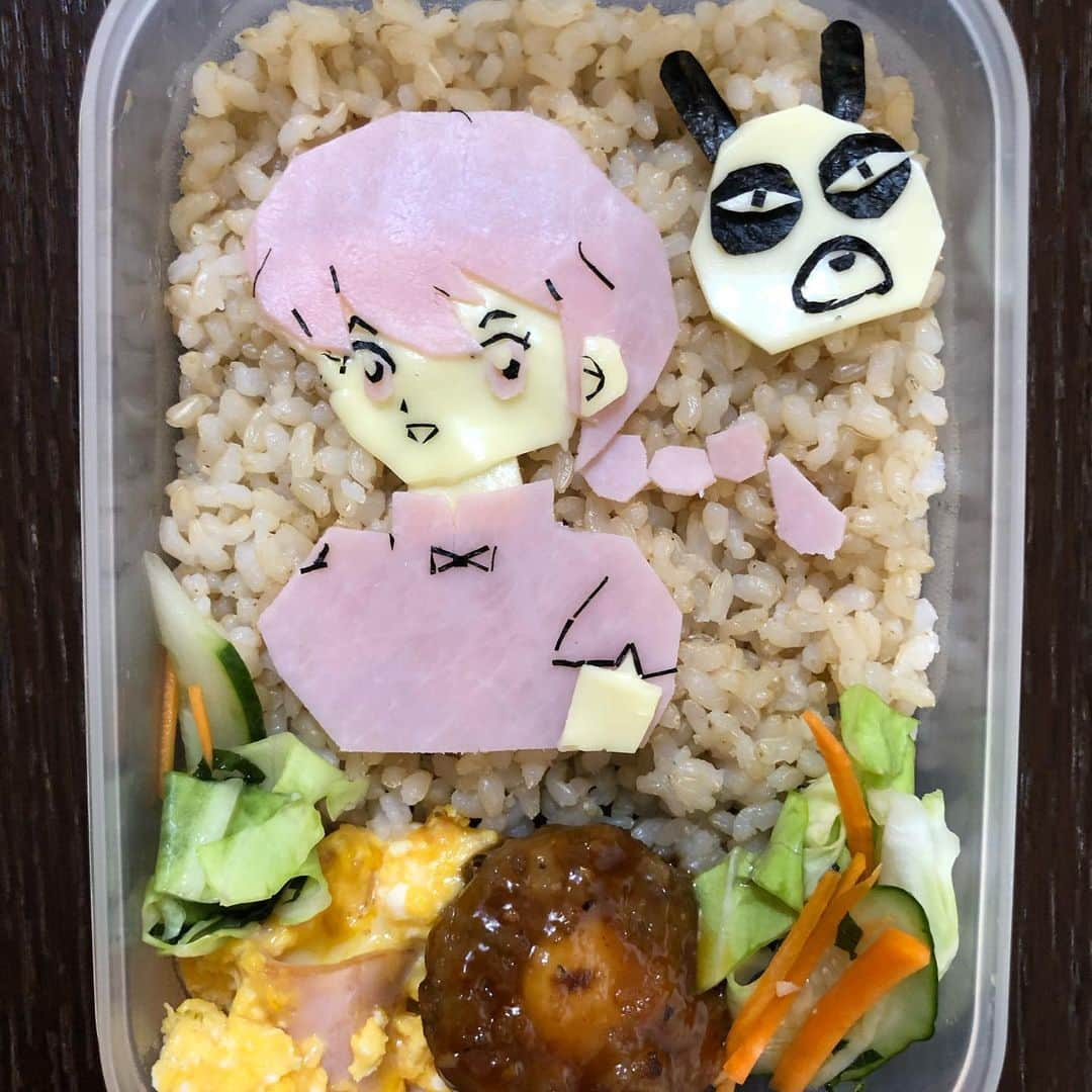 尾関高文さんのインスタグラム写真 - (尾関高文Instagram)「らんま1/2のお弁当。お湯をかけると男らんまになる、究極のらんま弁当を作るのが最終目標です。」6月28日 15時58分 - ojecky