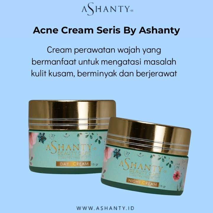 ASHANTY BEAUTY CREAM OFFICIALのインスタグラム：「Jangan ragu untuk memilih Acne Cream Series by Ashanty untuk mengatasi masalah kulit pada wajahmu. Mencerahkan kulit, melembutkan, melembabkan, mengangkat minyak berlebih, menghilangkan jerawat dan noda bekas jerawat 💙  _____________________________ Informasi dan pemesanan  Ashanty Beauty Cream Chat Via WA : WA: 081287388885 WA: 081293823950 WA: 087778489900 WA: 085781140354 ⚡️ Fast Respons Click Link On Bio Instagram @ashantyid ❣️ ______________________________ #ashantybeautycream #creamashanty #skincareashanty #skincare #skincareartis #skincarelokal #creamwajah #creamperawatanwajah #obatjerawat #jerawat #kosmetik #krimwajah #creamwajah #whiteningcream #ashantyid #ashanty」